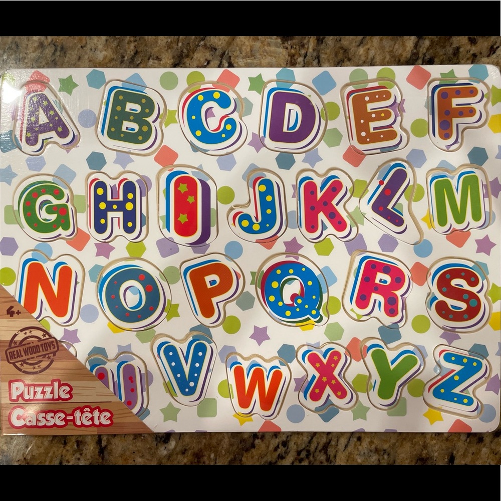 Brand New Wooden ABC Puzzle